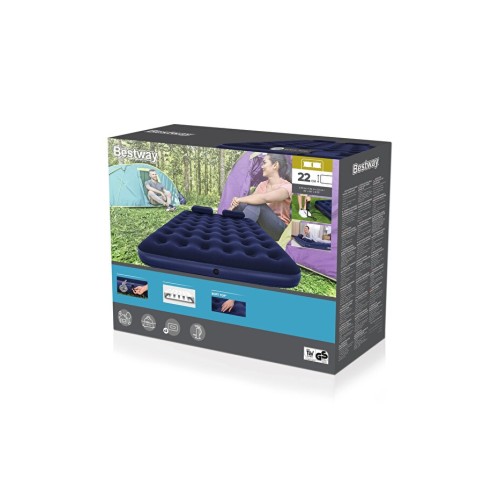 Bestway 67374 Çift Kişilik Şişme Yatak Seti 203x152x22 cm
